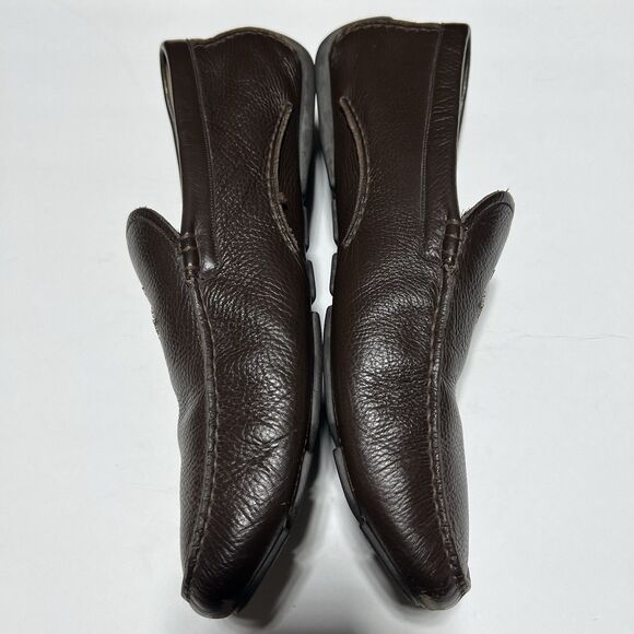 Bally Men’s Wallog Driving Loafer Size 13 Brown - Picture 4 of 7